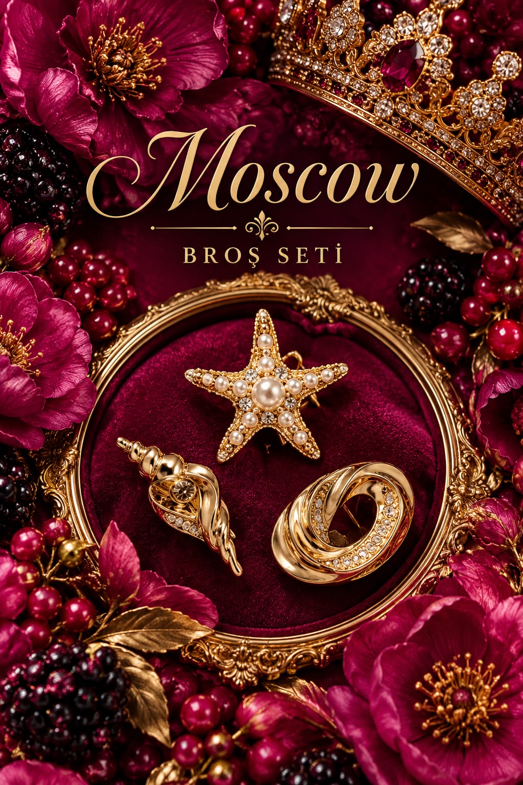 MOSCOW BROŞ SETİ