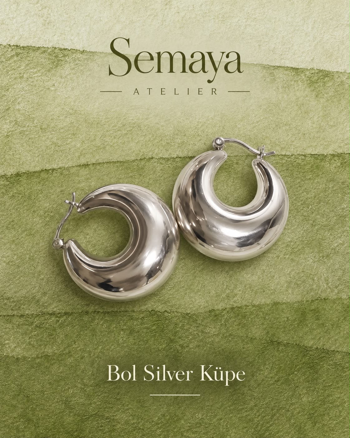 Bol Silver Küpe