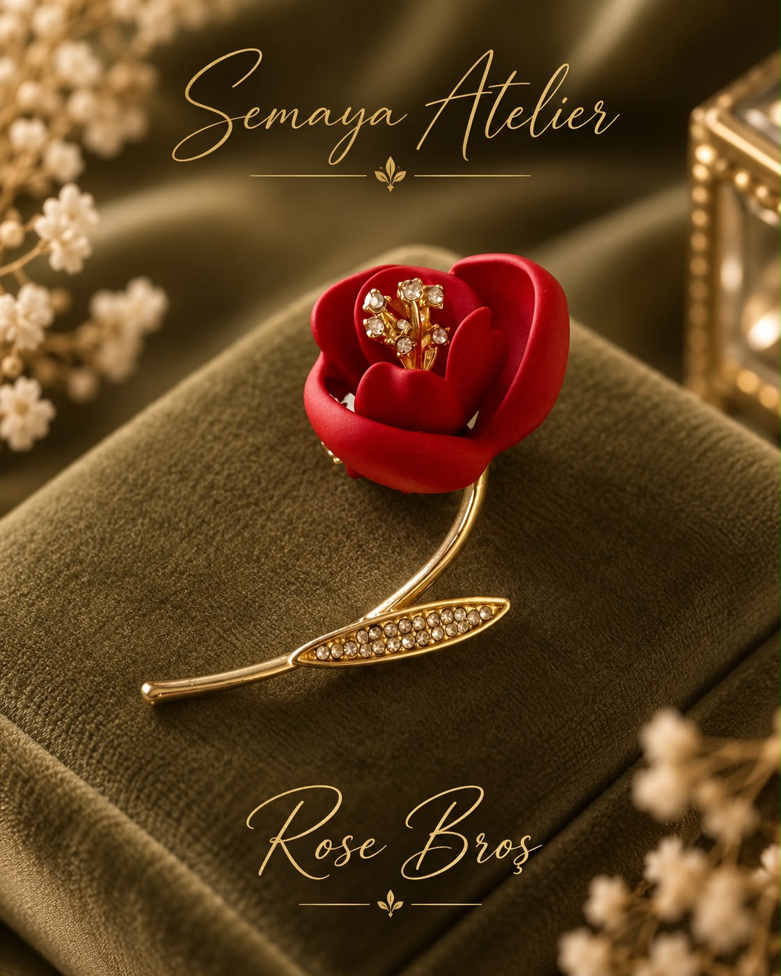 Rose Broş