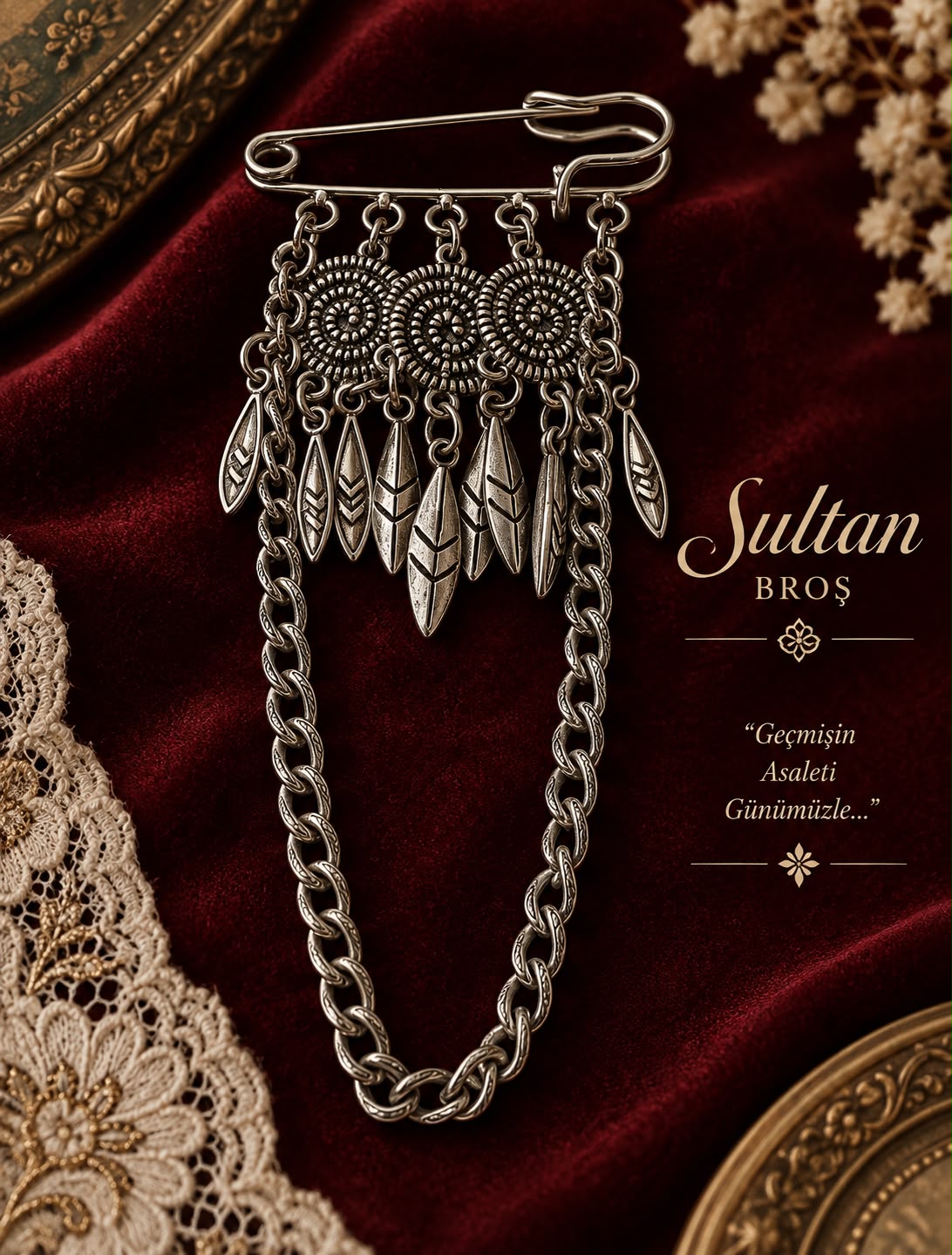 HANDMADE SULTAN BROŞ