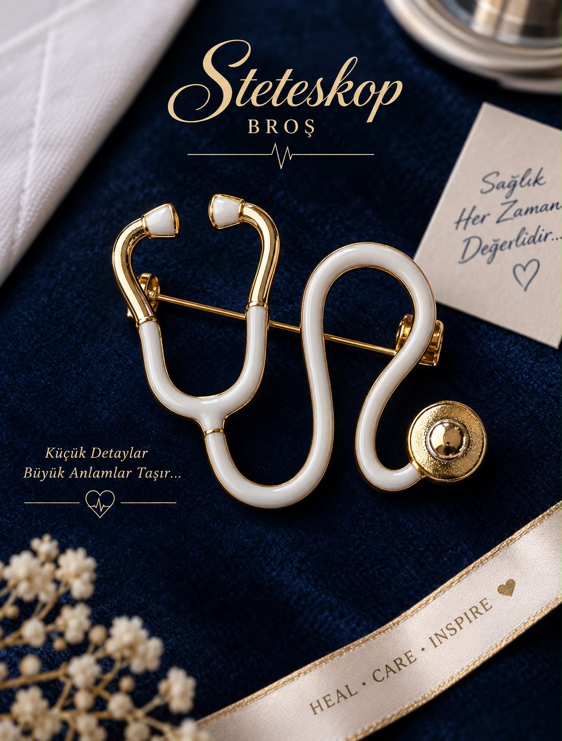 STETESKOP BROŞ