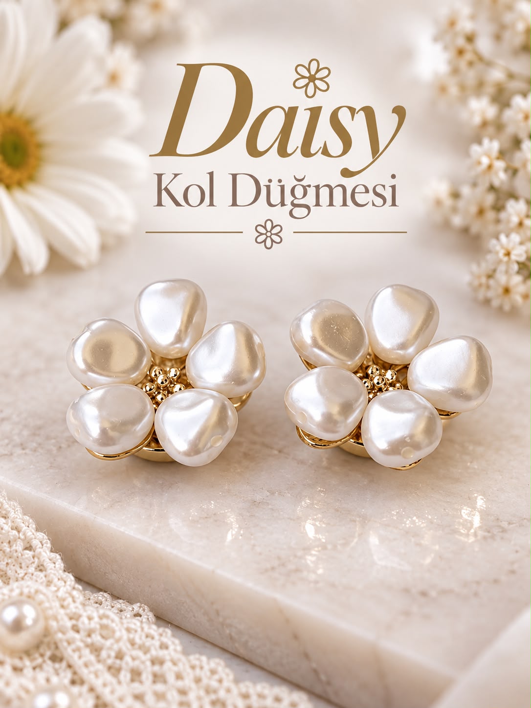 DAISY KOL DÜĞMESİ
