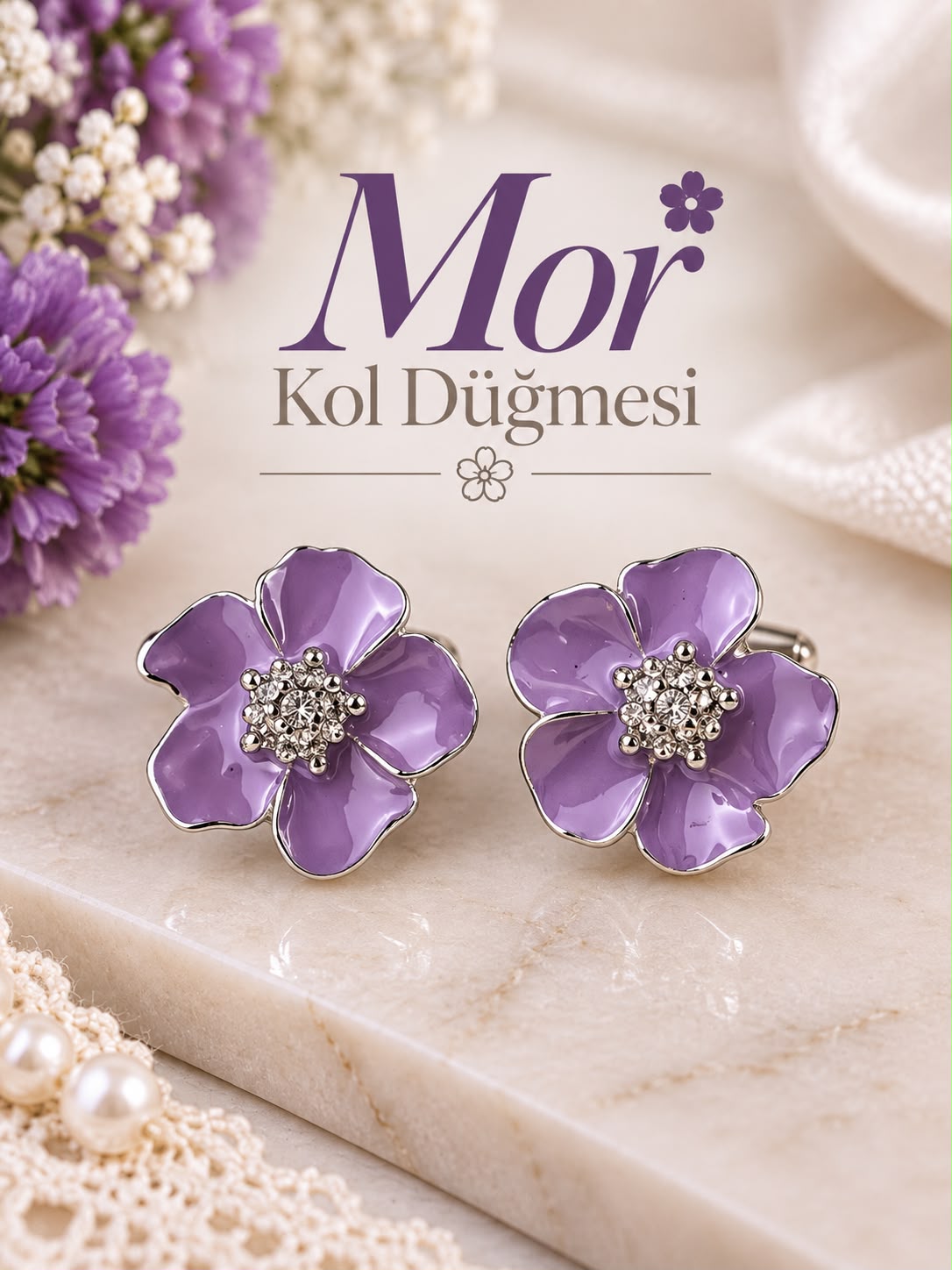 MOR KOL DÜĞMESİ