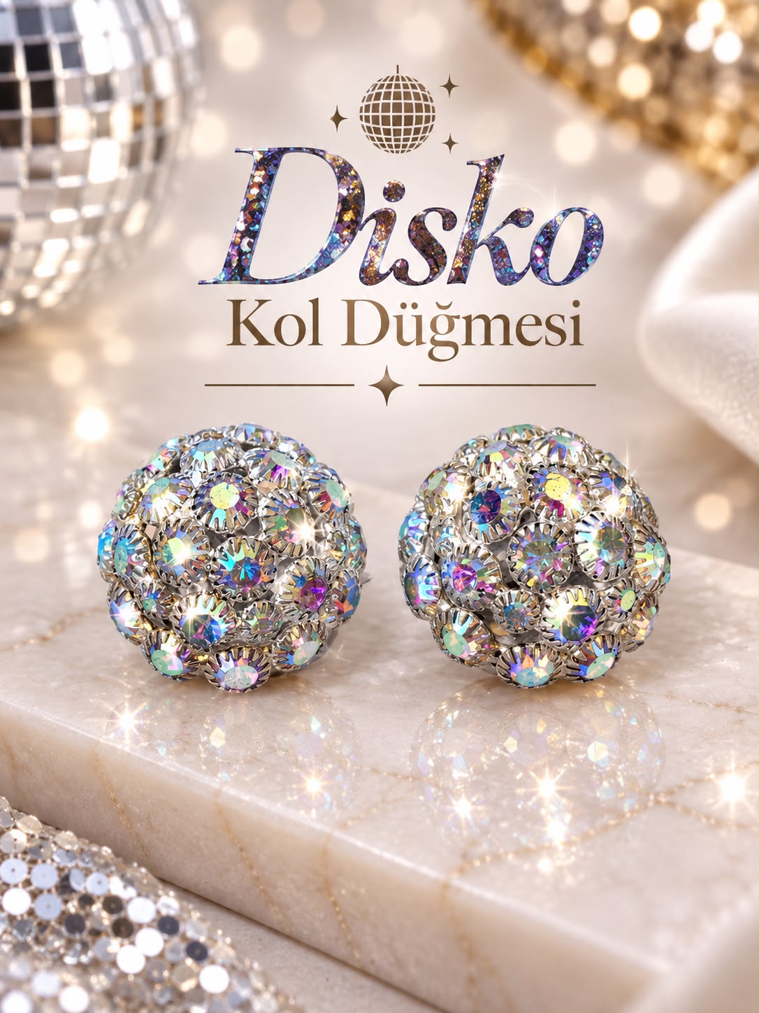 DİSCO KOL DÜĞMESİ