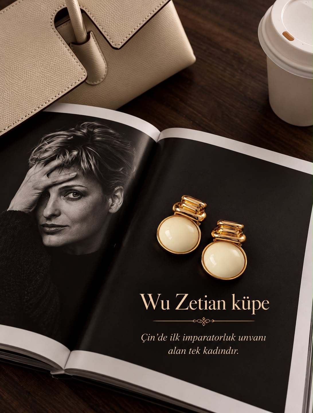 WU ZETİAN BEYAZ KÜPE