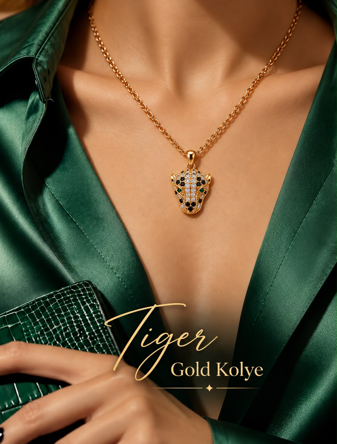 TİGER GOLD KOLYE
